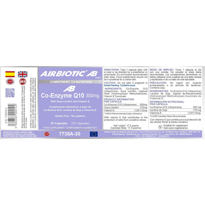 Co-enzym Q10 300 mg Airbiotic, 30 capsules
