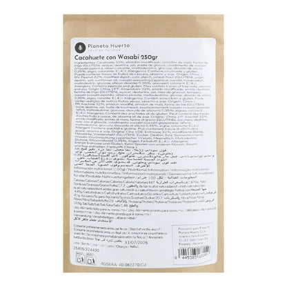 Arachide con wasabi Planeta Huerto 250g
