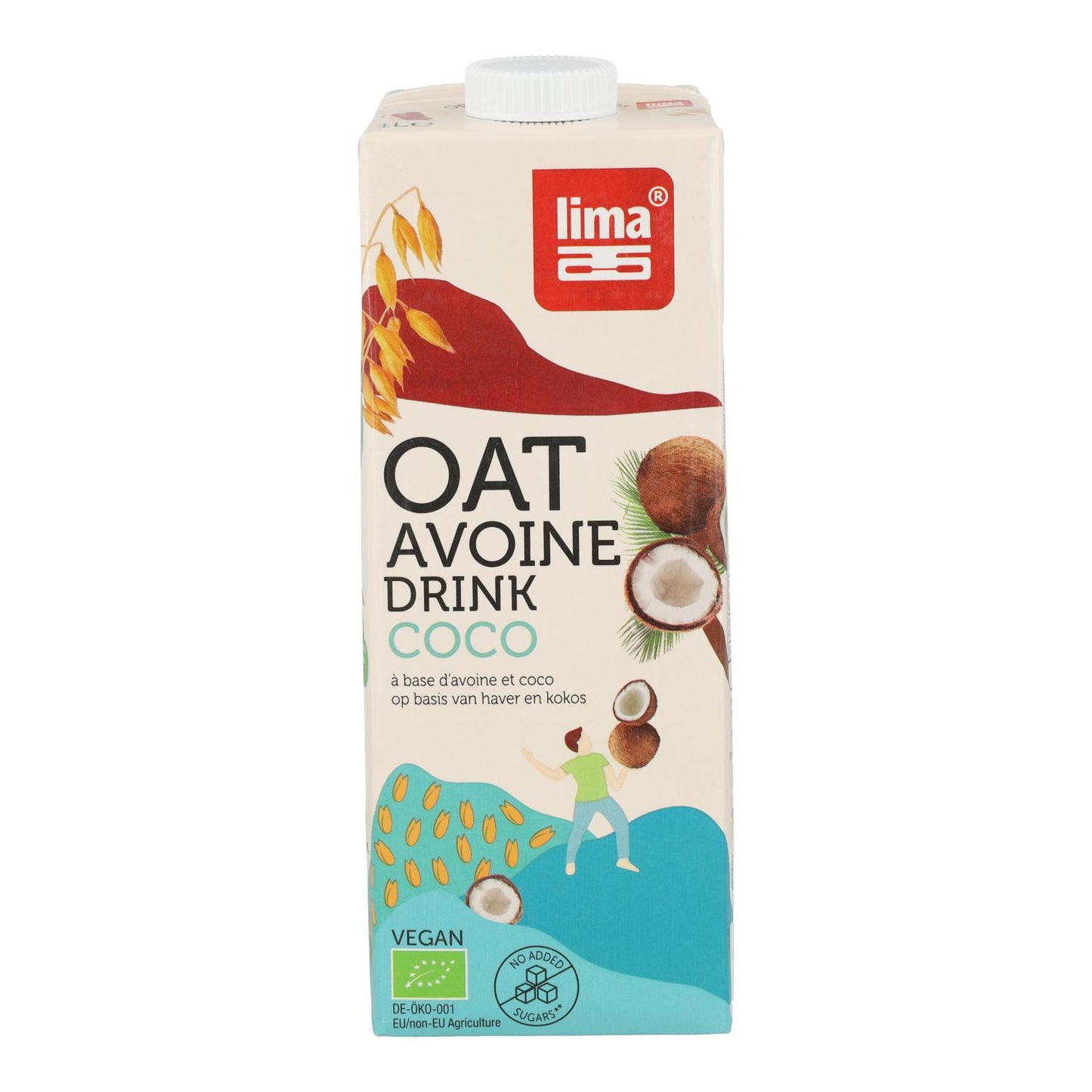 Plantaardige drank van haver en kokos ECO Lima 1 l