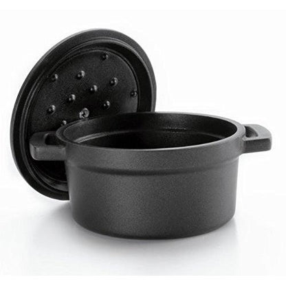 Cocotte noire en fonte d'aluminium Lacor Diamètre 16 cm