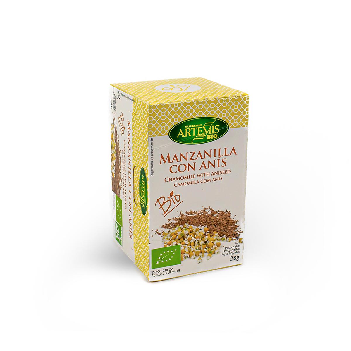 Kamomill med anis Artemis, 20 filter.