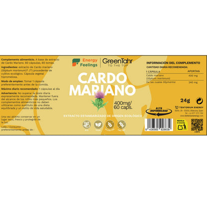 Extrait de chardon-Marie Energy Feelings 60 gélules