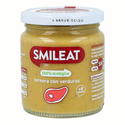 Potje BIO kalfsvlees en groenten +6 maanden Smileat 230 g