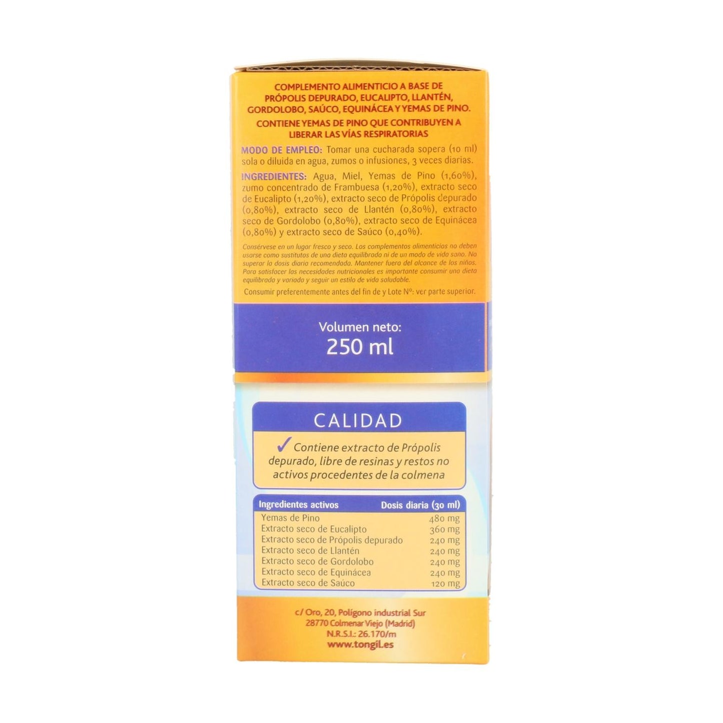 Apicol Tongil propolis-extractsiroop 250 ml