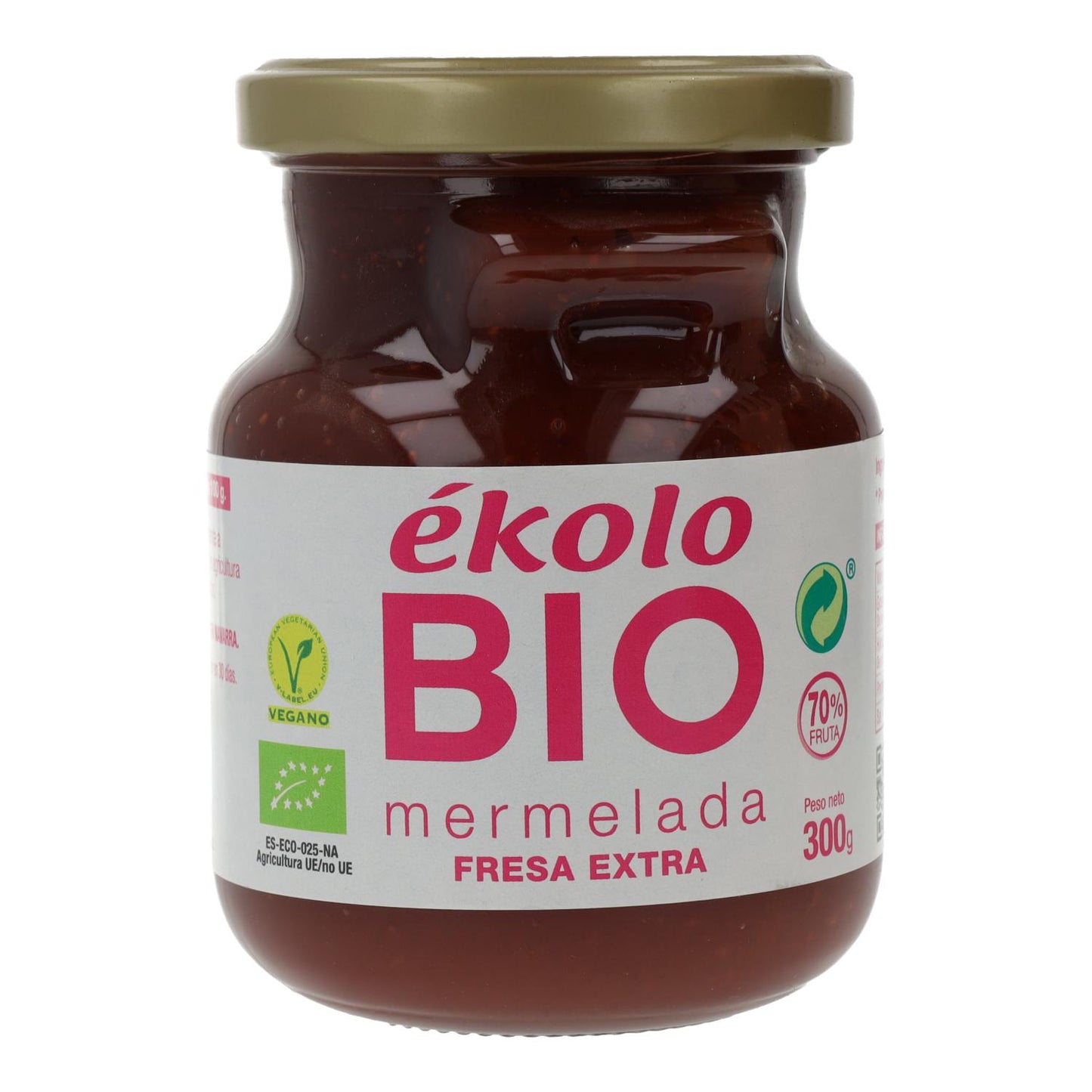 Ekologiczny dżem truskawkowy Ékolo Bio 300 g