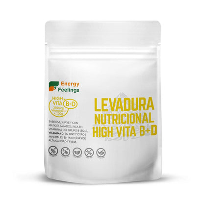 Confezione da 2 lieviti nutrizionali ad alto contenuto di vitamina D Energy Feelings 1 kg