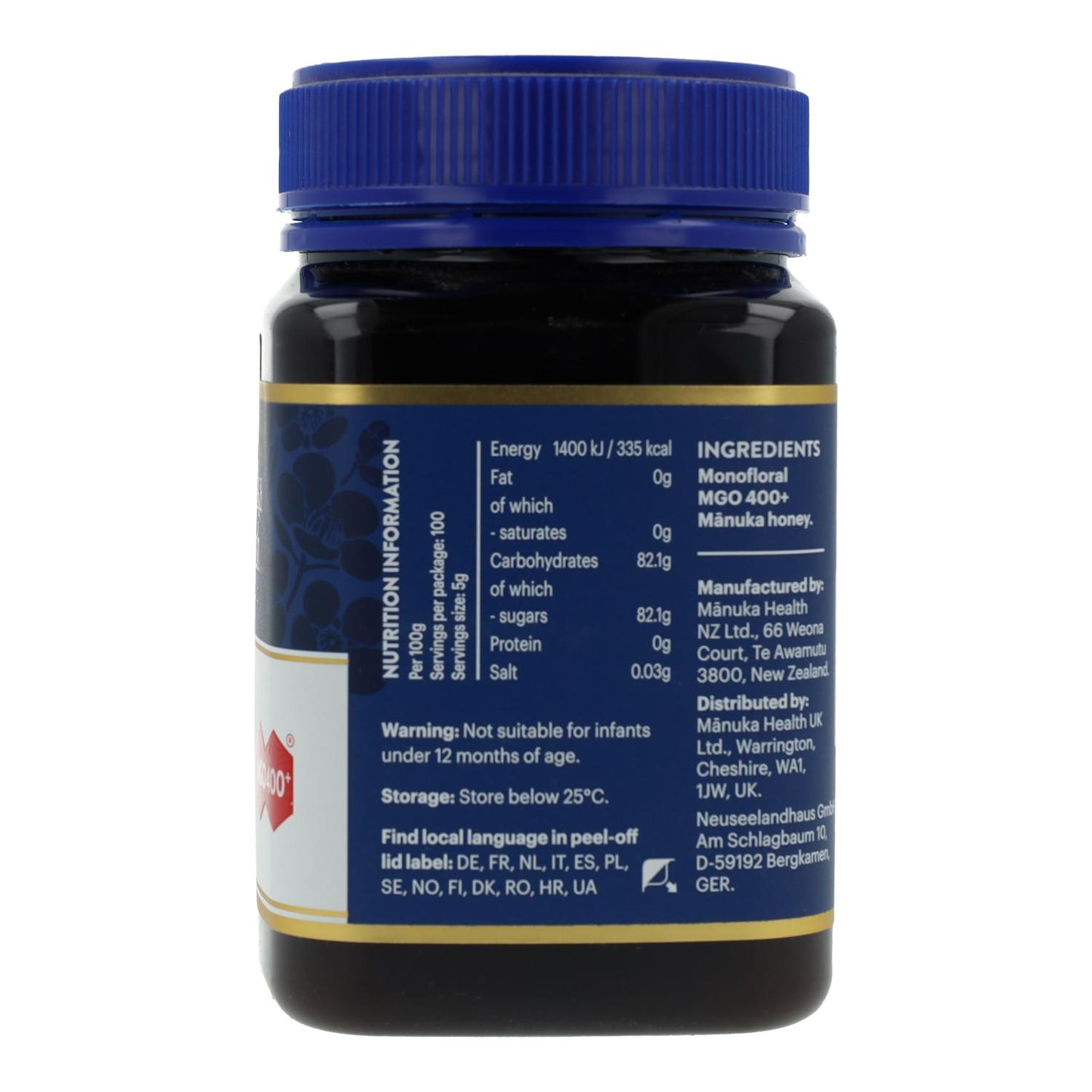 Manukahoning (MGO 400+) Manuka 500 g