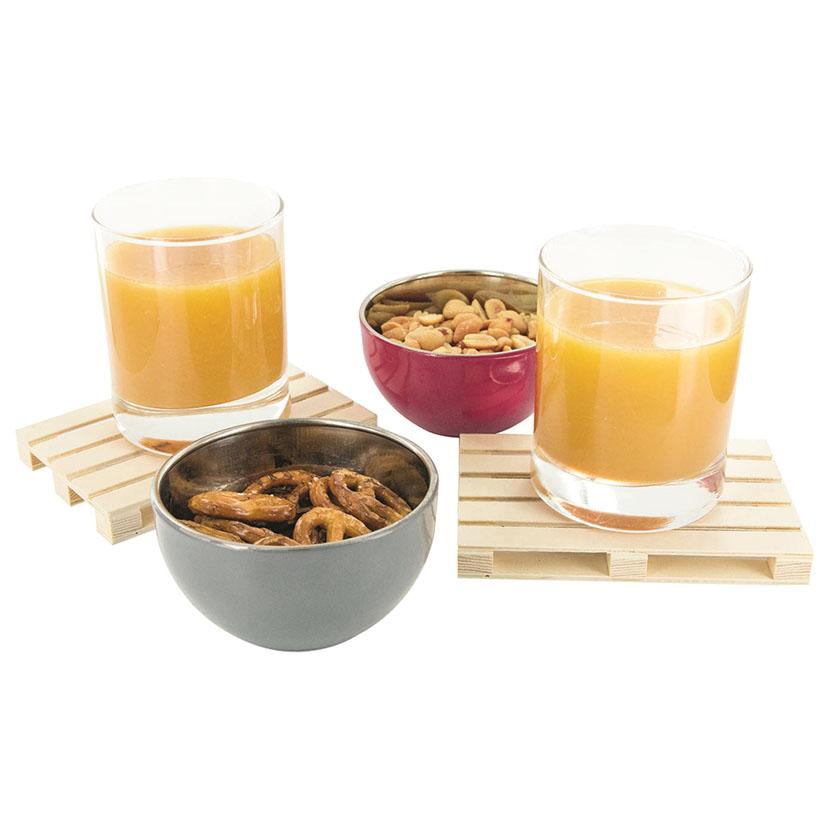 Wooden Pallet Coasters 4 Units