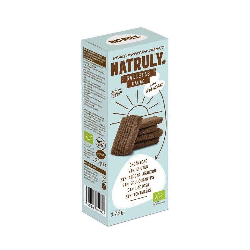 Biscuits au cacao BIO Natruly 125 g