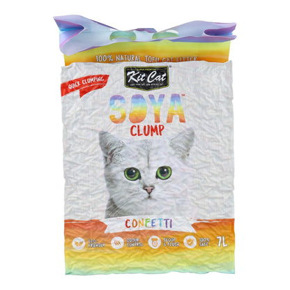 Kit Cat Arena Eco SoyaClump - Confetti 7 L Sabbia per gatti