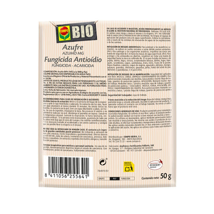 Compo Bio Fungicyd akaricydowy Azufre Antiodio 50 g