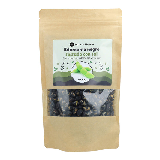 Geröstete schwarze Edamame mit Salz PLaneta Huerto 250gr