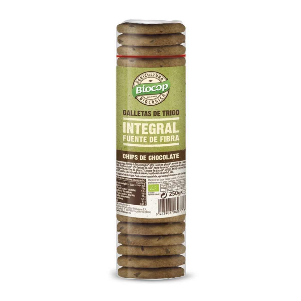 Biocop volkorenkoekjes met chocoladestukjes 250 g