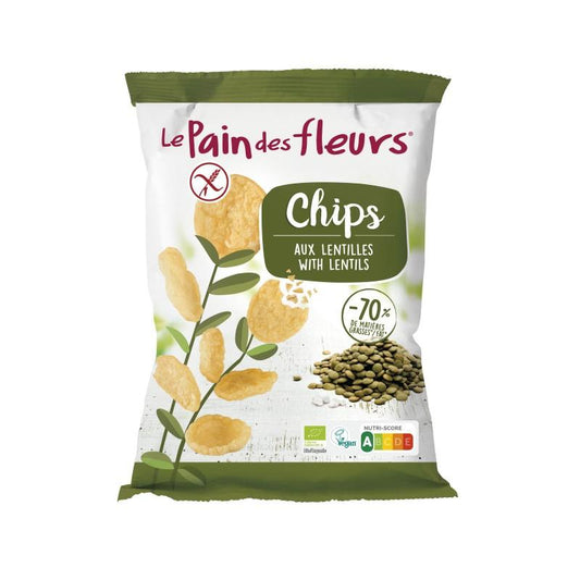 Chips de lentilles sans gluten Le Pain des Fleurs 50 g