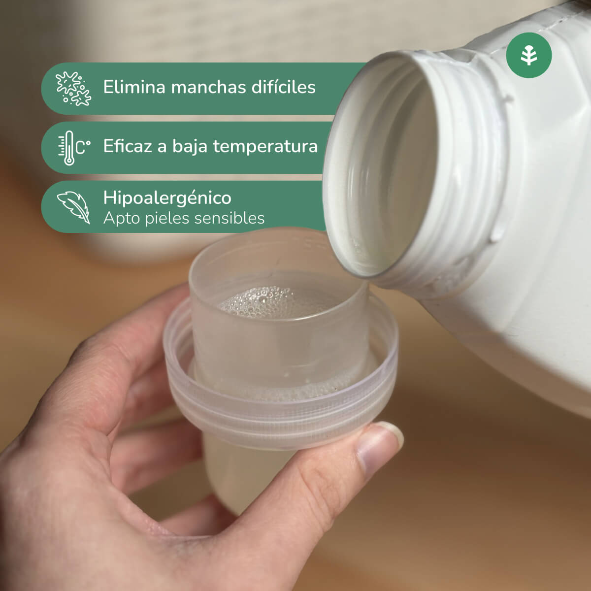 Vloeibaar Wasmiddel ECO Natuurlijke schone was geur Planeta Huerto 1,5 Liter