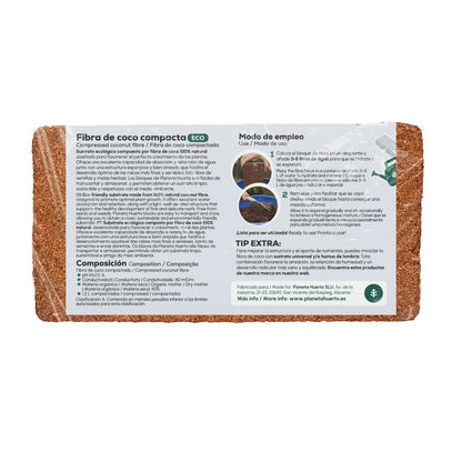 Substraat Coco Fibre Planeta Huerto 9 liter