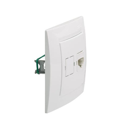 Simon 15 Telefonhalterung Weiß