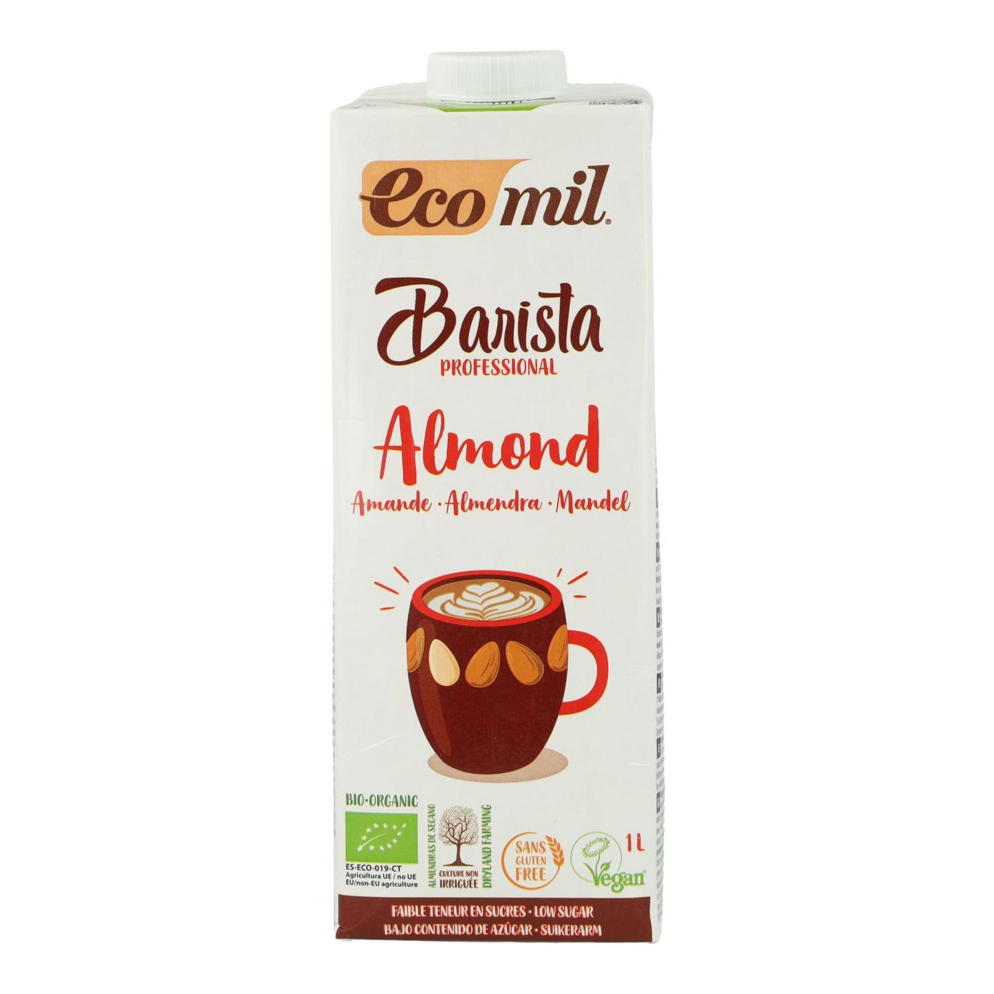 Boisson végétale aux amandes Barista BIO EcoMil 1 L