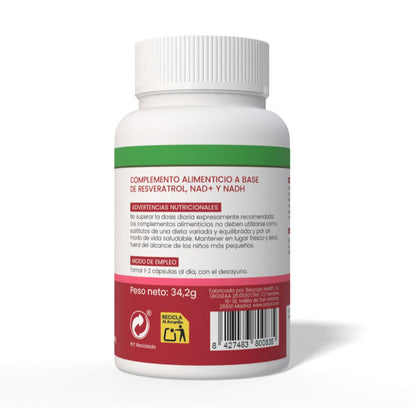 NAD Trans Resveratrol Sotya 60 capsules