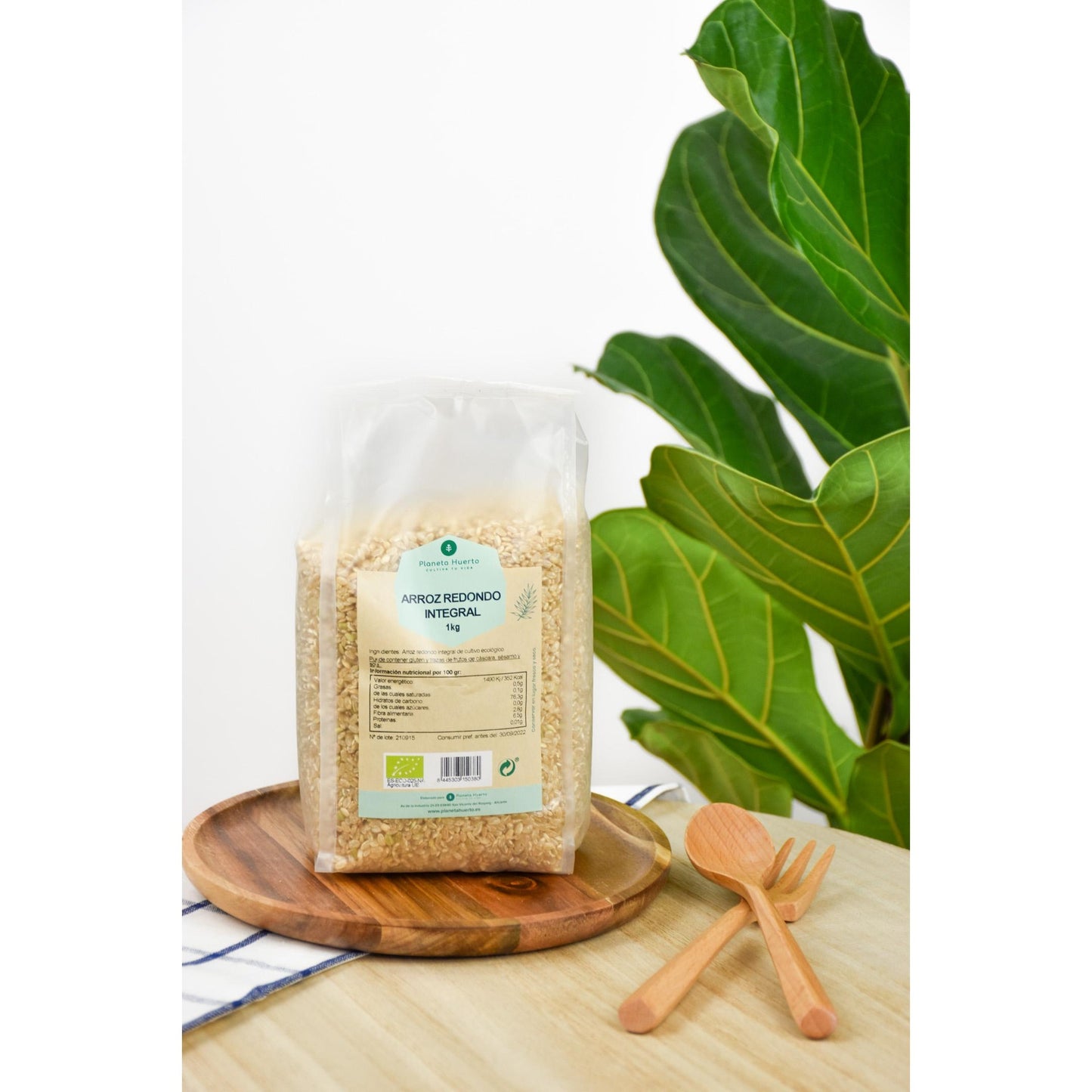 Packung 2x Vollkornrundreis ECO Planeta Huerto 1 kg
