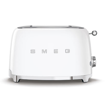 SMEG broodrooster met 2 sleuven, 50's Style, wit