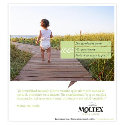 Windeln T1 (2-5 kg) Moltex Pure & Nature, 22 Stück