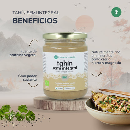 Halbvollkorn-Tahini ECO Planeta Huerto 350g