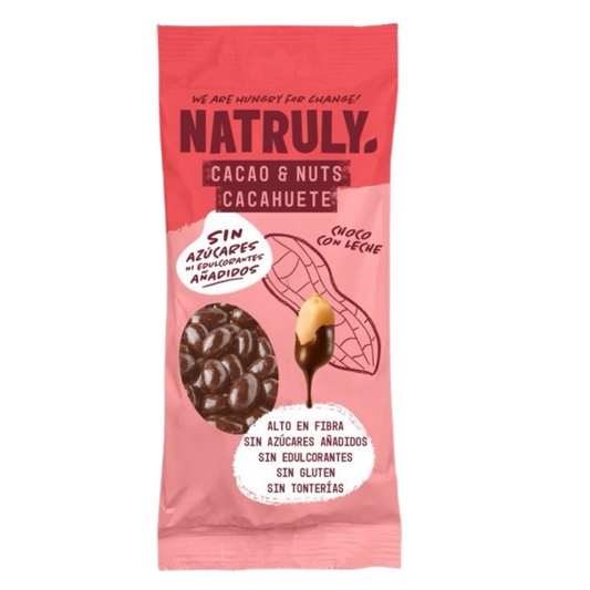 Kakao&Nüsse Milchschokolade, Natruly, 50 g