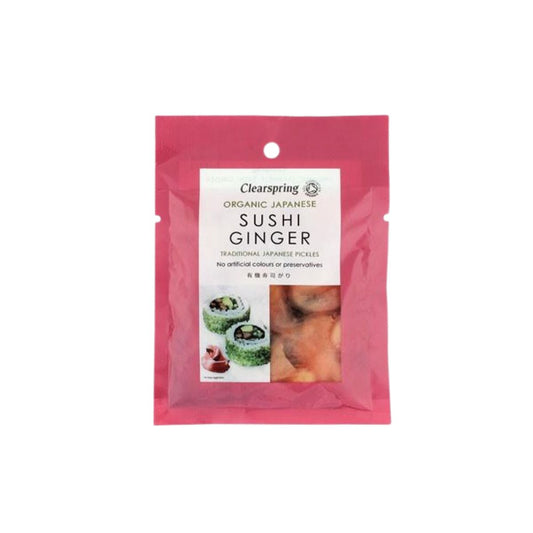 Marinerad ingefära för sushi Bio Clearspring 50 g
