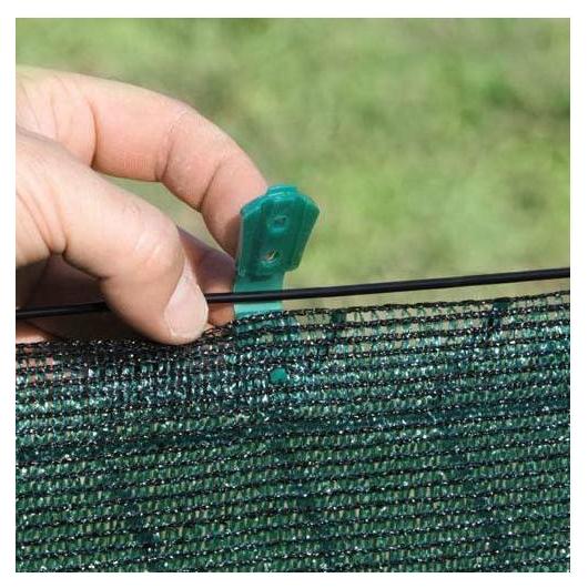 Fixatex groene bevestigingsclips voor geweven gaas, 20 stuks.