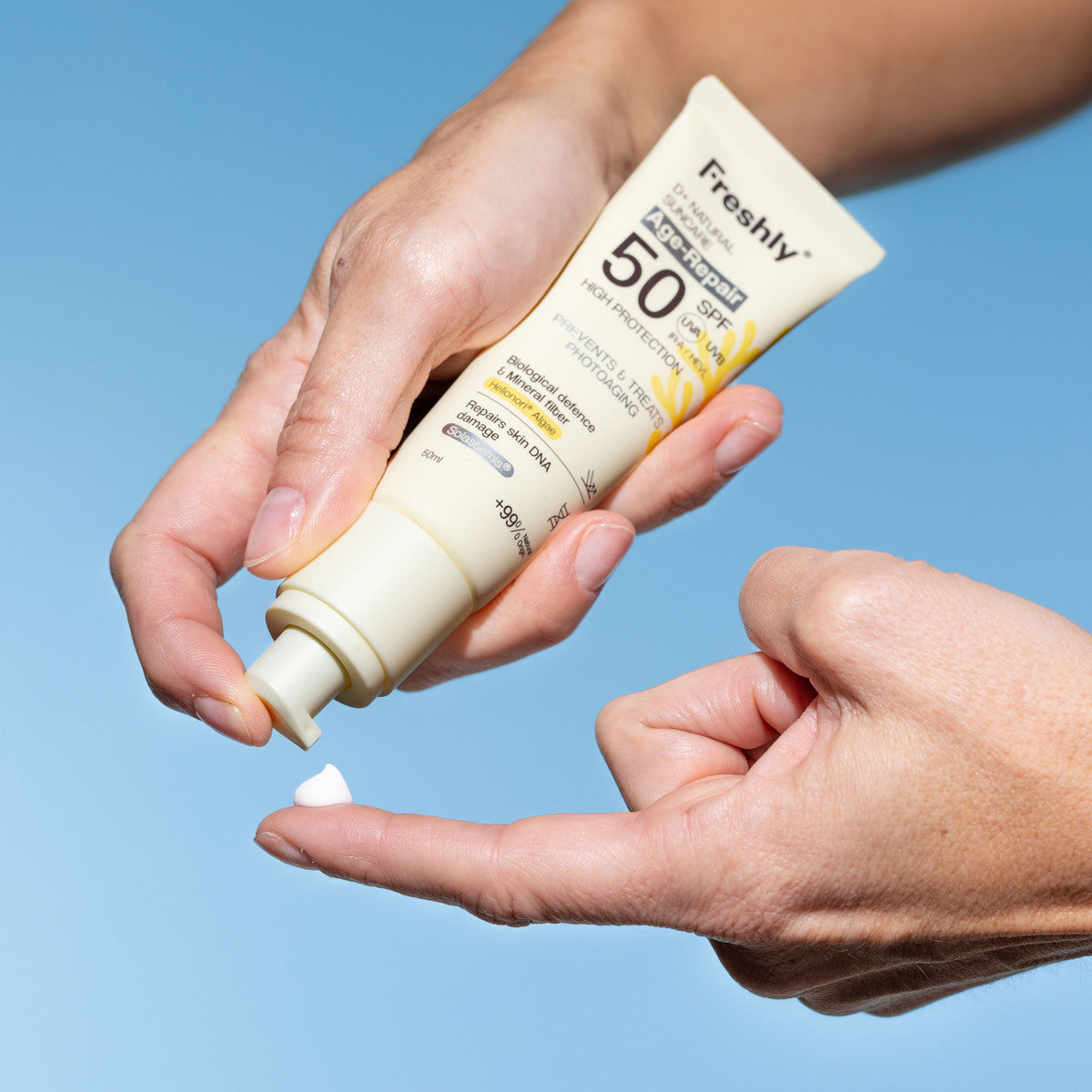 D+ Natural Suncare Age-Repair SPF50 Freshly Cosmetics 50ml