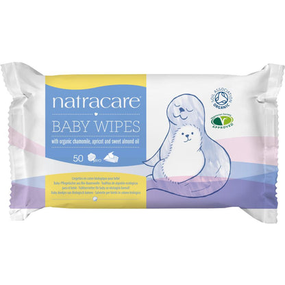 Natracare babydoekjes 50 stuks