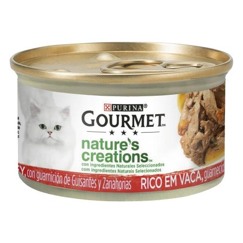 Pakket van 24 x GOURMET Nature's Creations Mini-filets rijk aan rundvlees 85 g