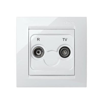 Simon 15 Zwischenfernseher Weiß