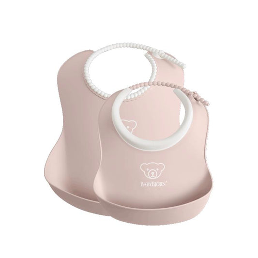 Juego de baberos 2 tamaños  Azul Pastel