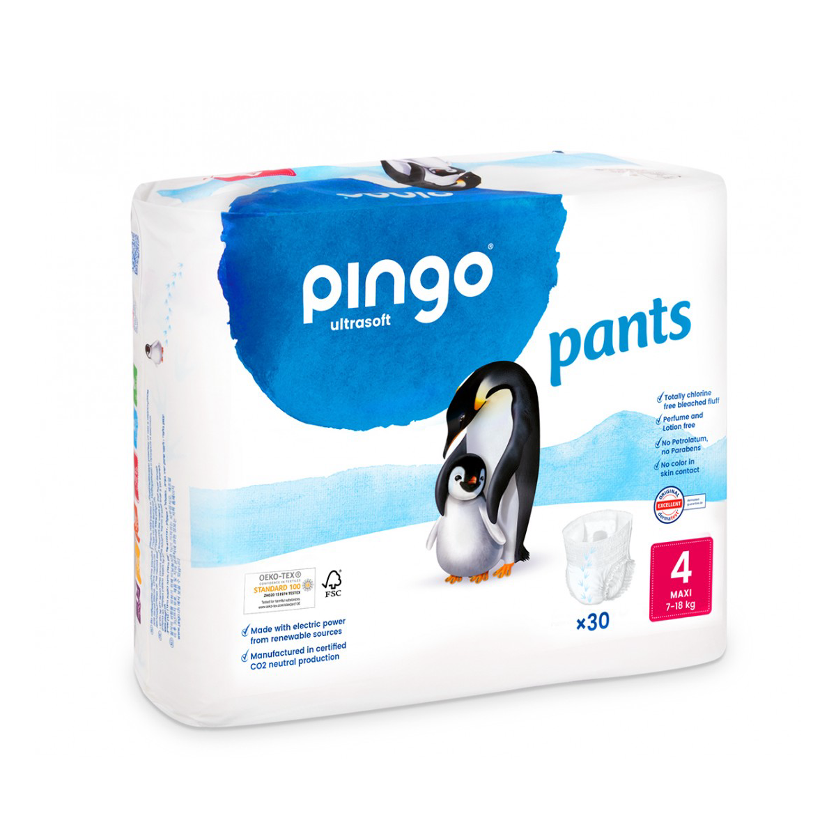 Pampers Pants maat 4 (7-18 kg) Pingo 30 stuks