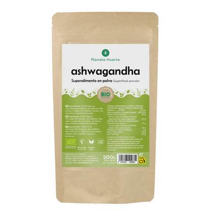 Planeta Huerto organic ashwagandha powder 500 g