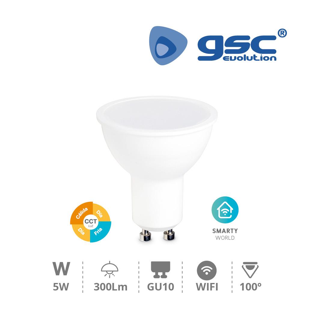 GSC 5W GU10 2700-6500K Dichroic Smart Bulb