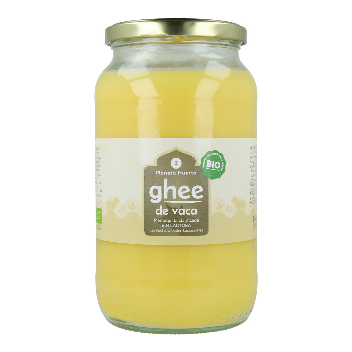 Ghee klarifierad smör ECO Planeta Huerto 850 g