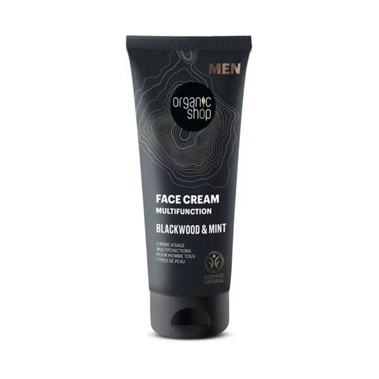 Multifunctionele gezichtscrème met eikenschors en munt, Organic Shop 75 ml