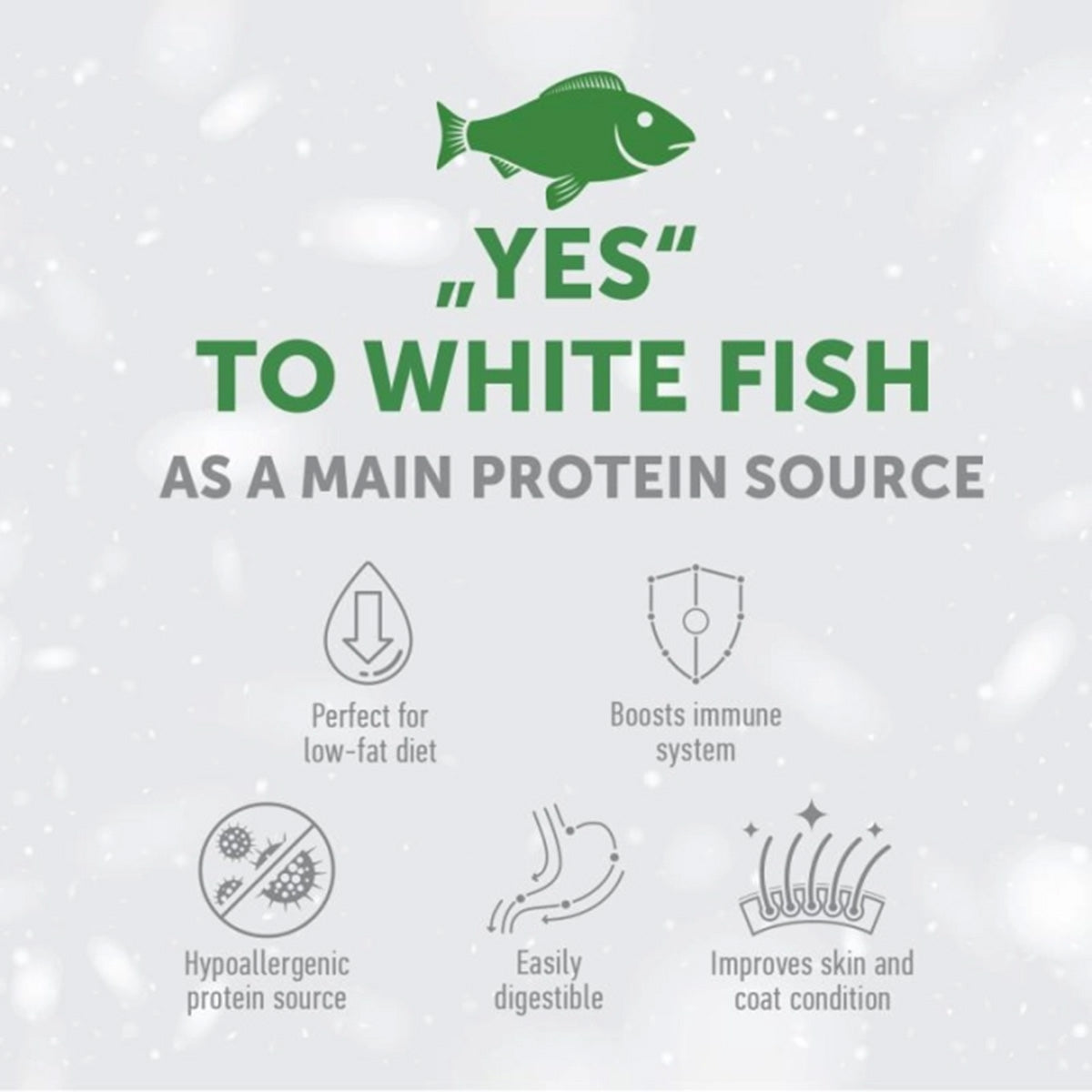 Nature's Protection White Dog Mangime senza cereali Pesce per cuccioli di taglia piccola 1,5 kg