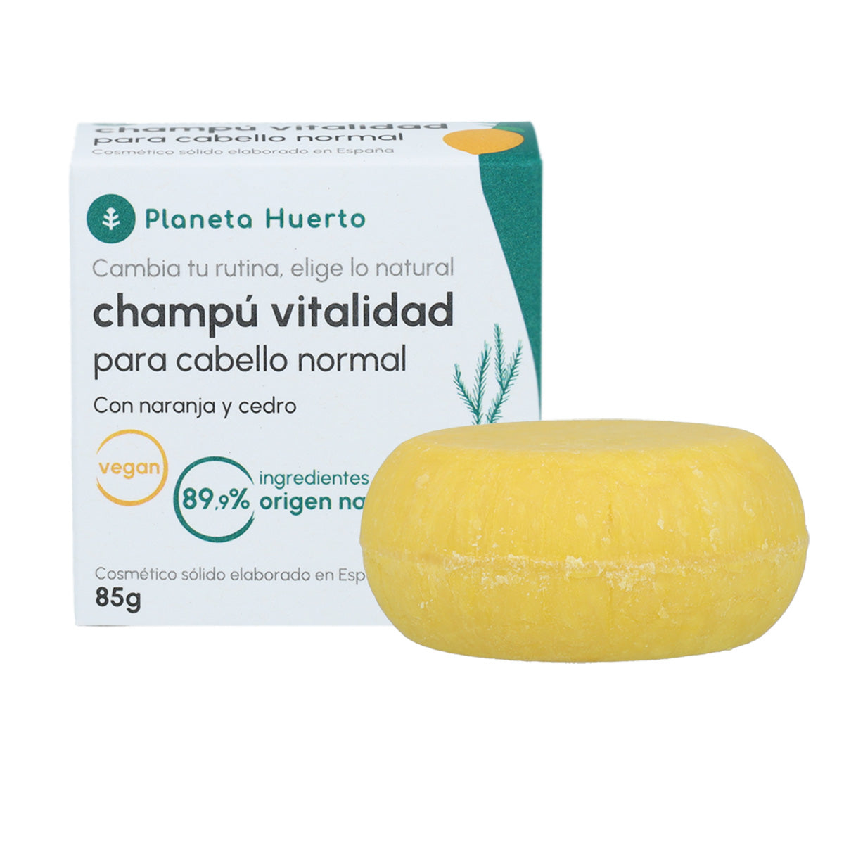 Planeta Huerto Orange and Cedar Shampoo för normalt hår 85 g