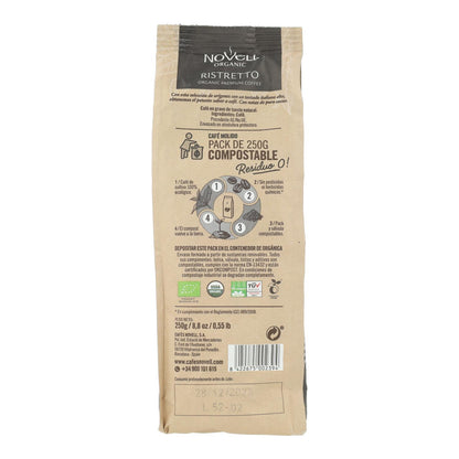 Ristretto Organic Ground Coffee 250 g