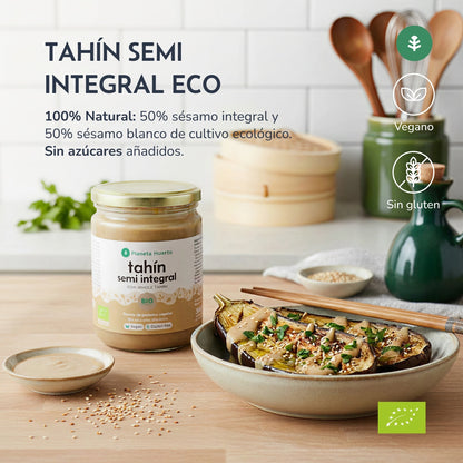 Halbvollkorn-Tahini ECO Planeta Huerto 350g