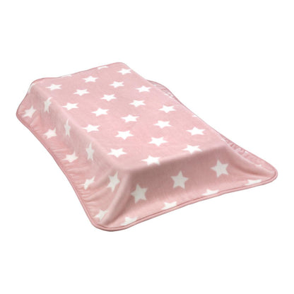 Coperta per mini culla 80x110 cm. Cambrass in vari colori Star Rosa