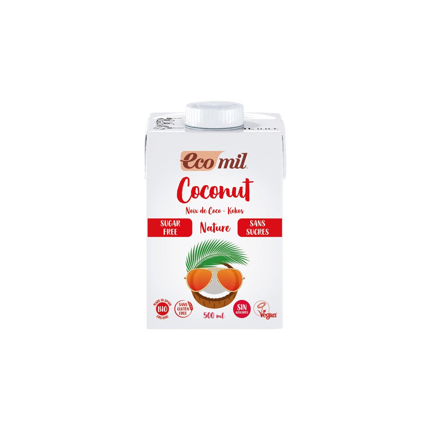 Napój roślinny Coco Nature bez cukru BIO EcoMil 500 ml