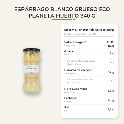 Información nutricional
