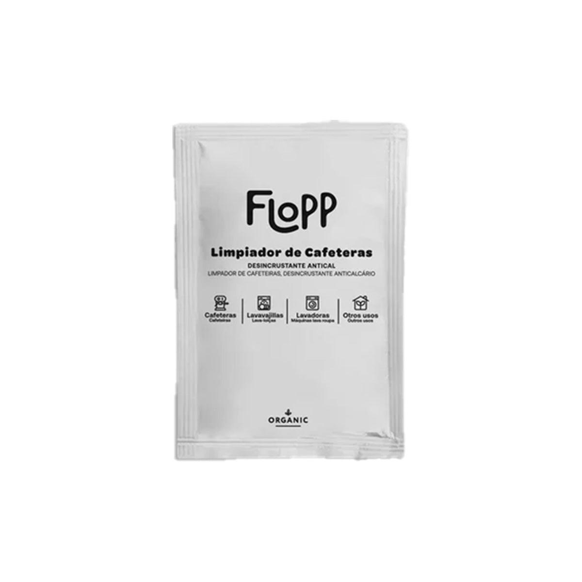 2er-Pack Kaffeemaschinenreiniger – 1 Etui mit 2 Beuteln Flopp
