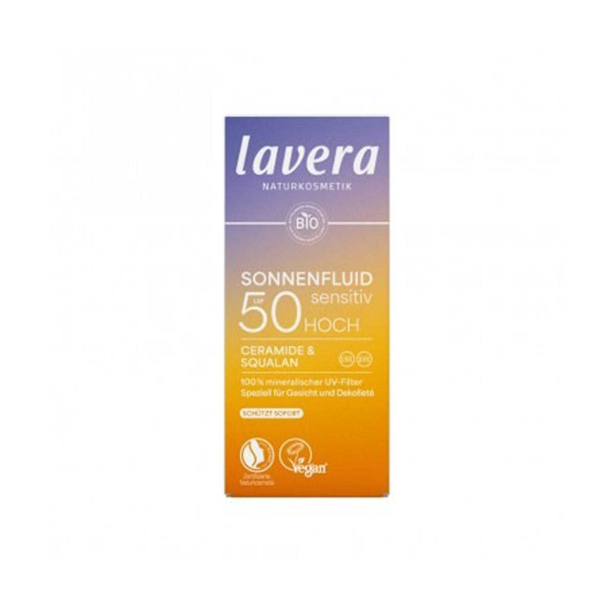 Zonnebrandcrème voor het gezicht SPF50 Lavera 40 ml
