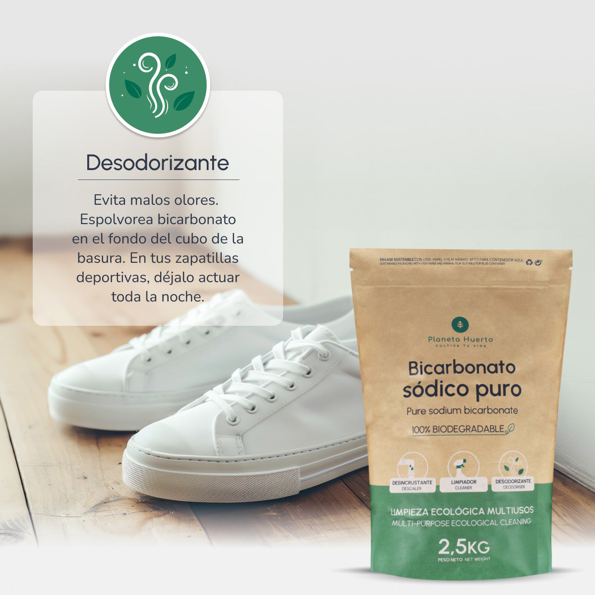 Bicarbonate de sodium Planeta Huerto 1 Kg
